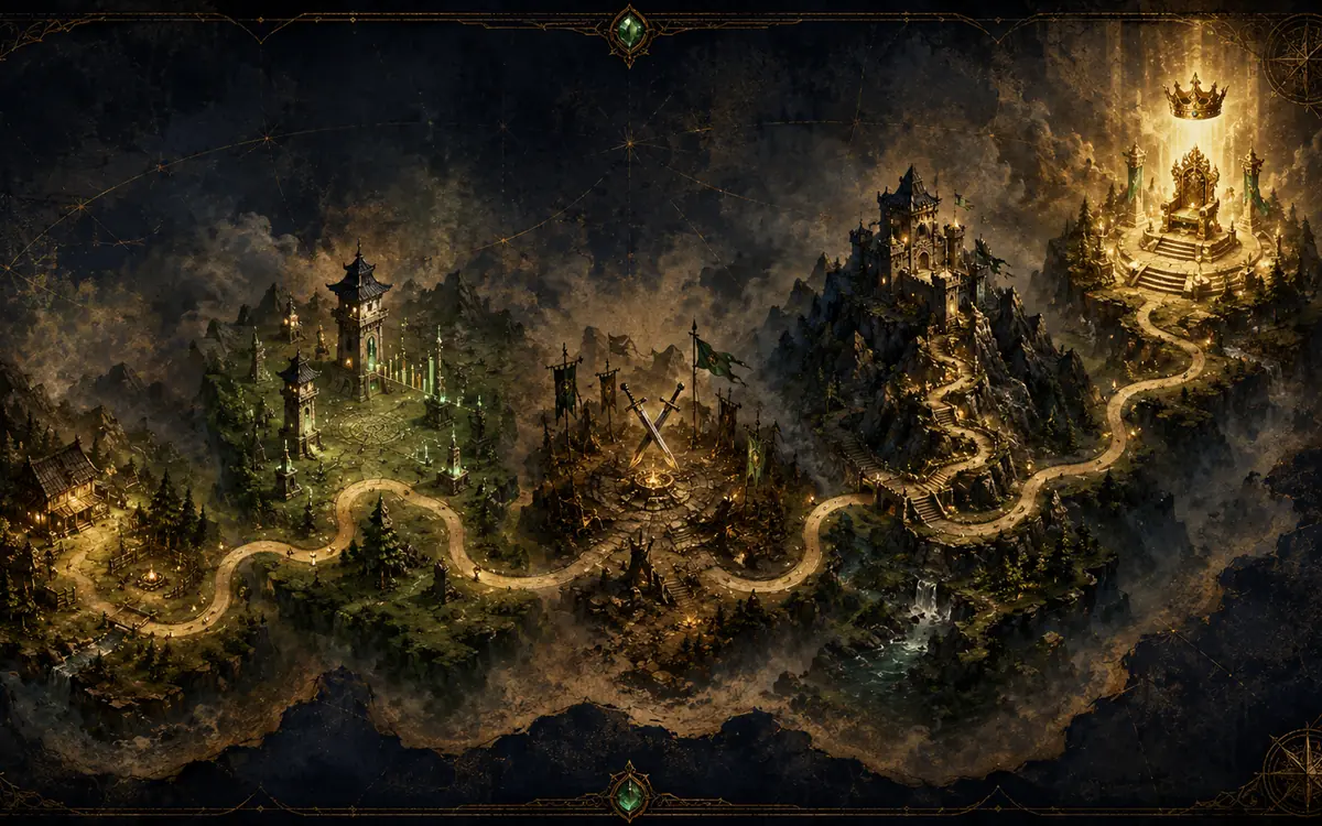 Mapa del Camino del Trader