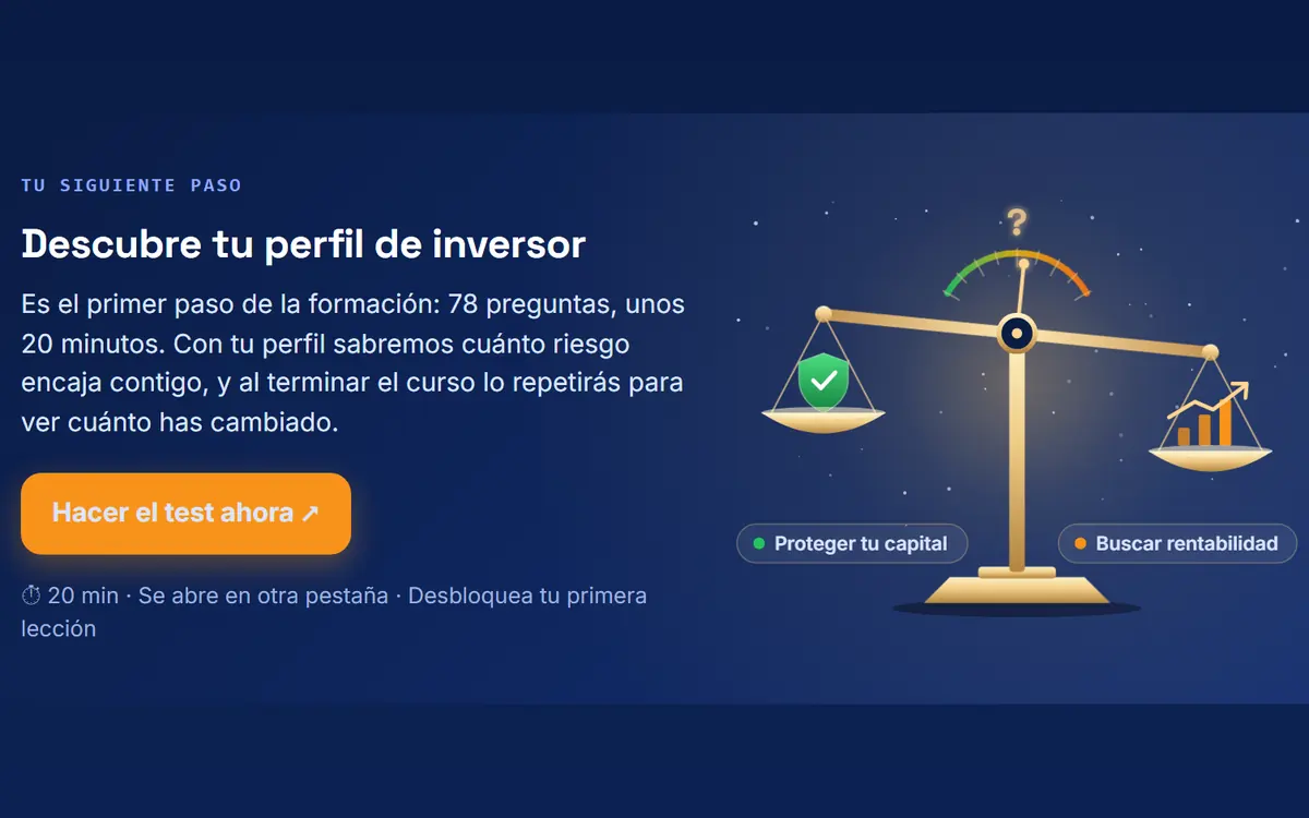 Balanza del perfil de riesgo entre proteger el capital y buscar rentabilidad
